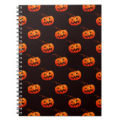 Carnet Citrouilles d'Halloween, Citrouilles Orange Farce (Devant)