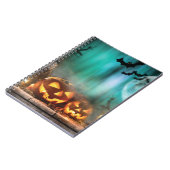 Carnet Citrouilles d'Halloween et chauves-souris (Côté gauche)