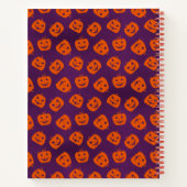 Carnet Citrouilles d'Halloween sur Motif Arrière - plan v (Dos)