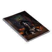 Carnet Citrouilles Épouvantables de Cocker Spaniel Anglai (Côté Droit)