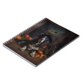 Carnet Citrouilles Épouvantables de Cocker Spaniel Anglai (Côté gauche)