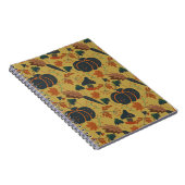 Carnet Citrouilles et carottes motif sans soudure (Côté Droit)