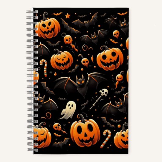 Carnet Citrouilles et chauves-souris (Recto)