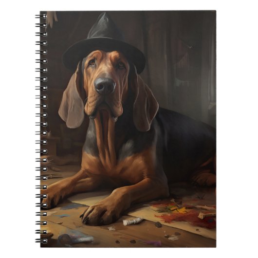 Carnet Citrouilles Limier d'Halloween effrayantes (Devant)