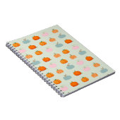 Carnet Citrouilles Multicolores Motif (Côté Droit)