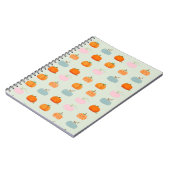 Carnet Citrouilles Multicolores Motif (Côté gauche)