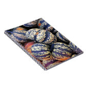 Carnet Citrouilles rayées rustiques (Côté Droit)