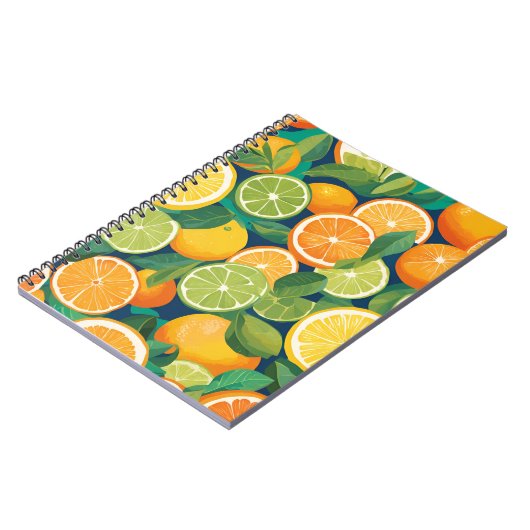 Carnet Citrus Bliss - Citron, chaux et O (Côté gauche)