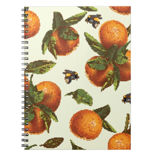 Carnet Citrus & Bumblebee : Vintage sans fil (Devant)