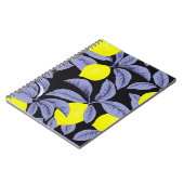 Carnet Citrus de citron, design vintage botanique. (Côté gauche)