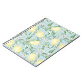 Carnet Citrus jaune citron frais (Côté gauche)