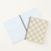 Carnet Clair Brown et blanc cassé (Intérieur)