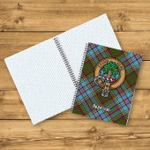 Carnet Clan Anderson Crest sur Tartan
