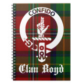 Carnet Clan Boyd Crest Tartan (Devant)