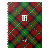 Carnet Clan Boyd Tartan (Devant)