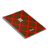 Carnet Clan Bruce Tartan (Côté Droit)