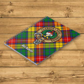 Carnet Clan Buchanan Crest sur Tartan