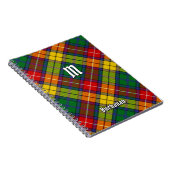 Carnet Clan Buchanan Tartan (Côté Droit)