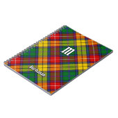 Carnet Clan Buchanan Tartan (Côté gauche)