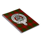 Carnet Clan Cameron Crest & Tartan (Côté Droit)