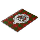 Carnet Clan Cameron Crest & Tartan (Côté gauche)