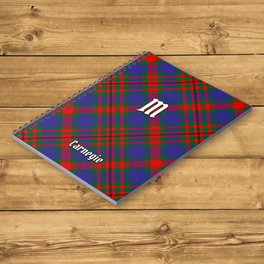 Carnet Clan Carnegie Tartan