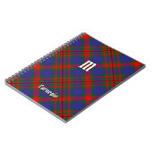 Carnet Clan Carnegie Tartan (Côté gauche)