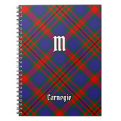 Carnet Clan Carnegie Tartan (Devant)