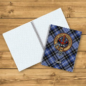 Carnet Clan Clark Crest sur Tartan