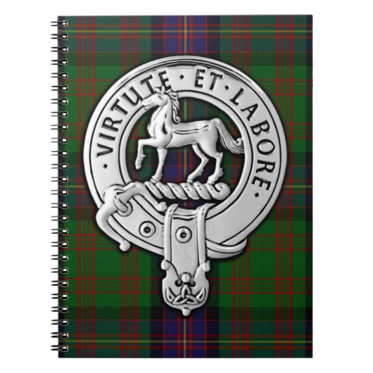Carnet Clan Cochrane Crest & Tartan (Devant)