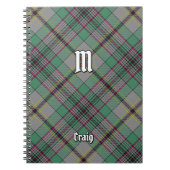 Carnet Clan Craig Tartan (Devant)
