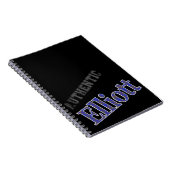 Carnet Clan de design authentique Elliott Tartan (Côté Droit)