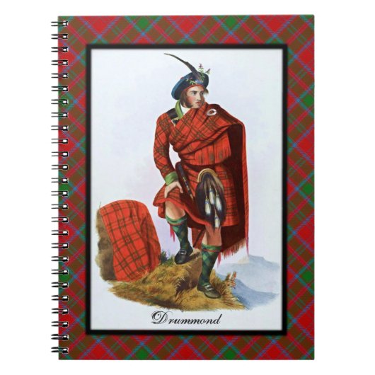 Carnet Clan Drummond Scottish Highland Dreams (Devant)