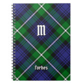 Carnet Clan Forbes Tartan (Devant)