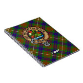 Carnet Clan Fraser Crest sur la chasse Tartan (Côté Droit)