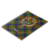 Carnet Clan Fraser Crest sur la chasse Tartan (Côté gauche)