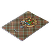 Carnet Clan Fraser Crest sur le tartare de chasse Patinée (Côté gauche)