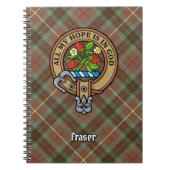 Carnet Clan Fraser Crest sur le tartare de chasse Patinée (Devant)