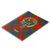 Carnet Clan Fraser Crest sur Tartan (Côté gauche)