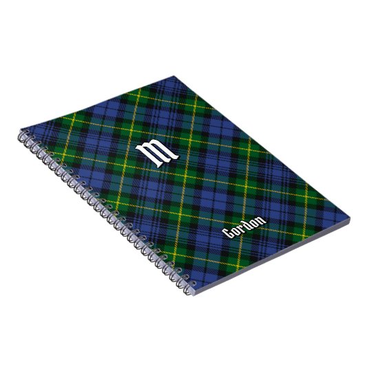 Carnet Clan Gordon Tartan (Côté Droit)