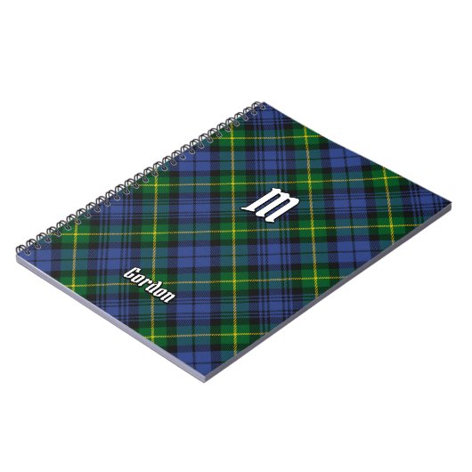 Carnet Clan Gordon Tartan (Côté gauche)