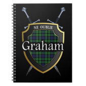 Carnet Clan Graham Tartan Shield & Swords (Devant)