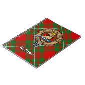 Carnet Clan Gregor Crest sur Tartan (Côté gauche)