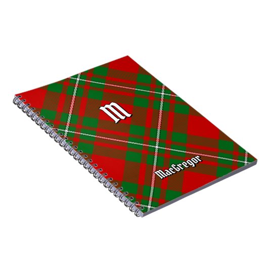 Carnet Clan Gregor Tartan (Côté Droit)