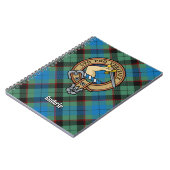 Carnet Clan Guthrie Crest sur Tartan (Côté gauche)