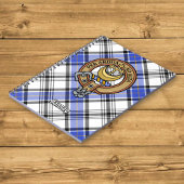 Carnet Clan Hannay Crest sur Tartan
