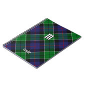 Carnet Clan Leslie Chasse Tartan (Côté gauche)