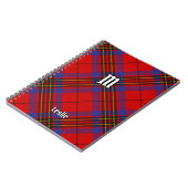 Carnet Clan Leslie Red Tartan (Côté gauche)