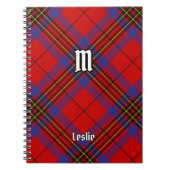 Carnet Clan Leslie Red Tartan (Devant)