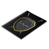 Carnet Clan Logan Tartan Shield & Swords (Côté gauche)